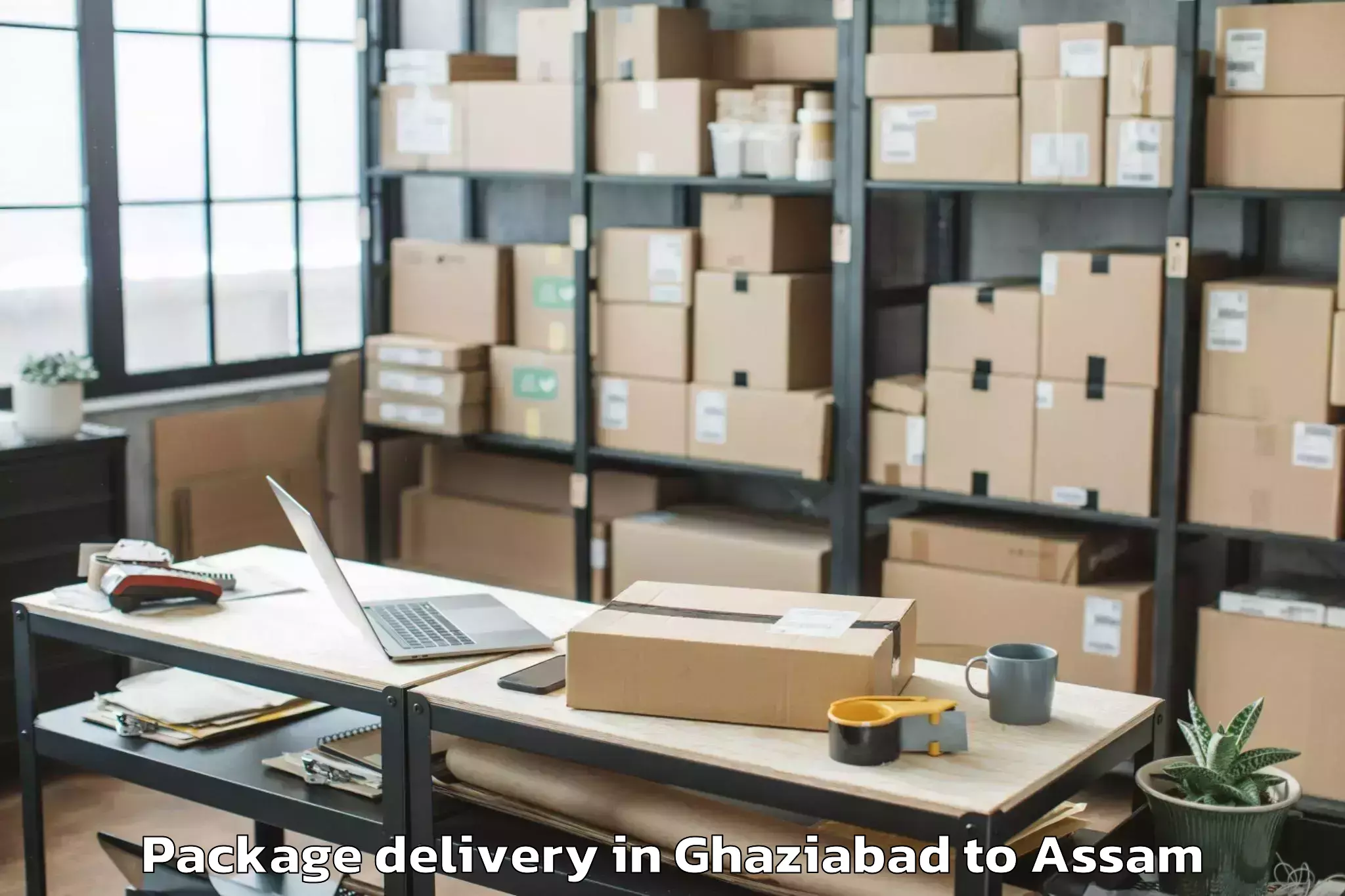 Trusted Ghaziabad to Bamunimaidan Package Delivery